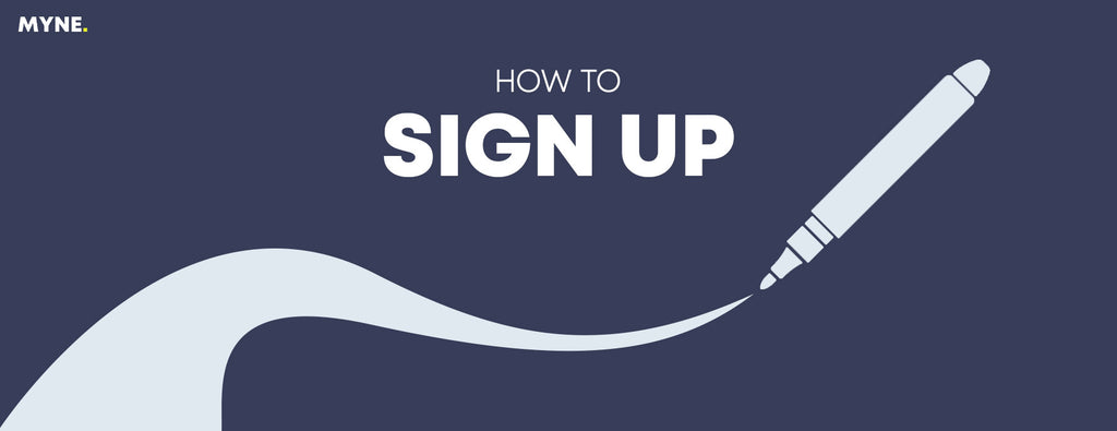 How to Sign up/Register to MYNE