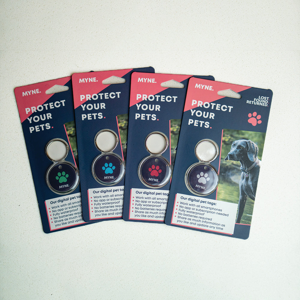 Smart Tag Digital Pet Id Tag Choose Colour Free Pet Tag Upgrade –